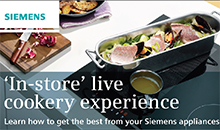 'In-store' live cookery experience